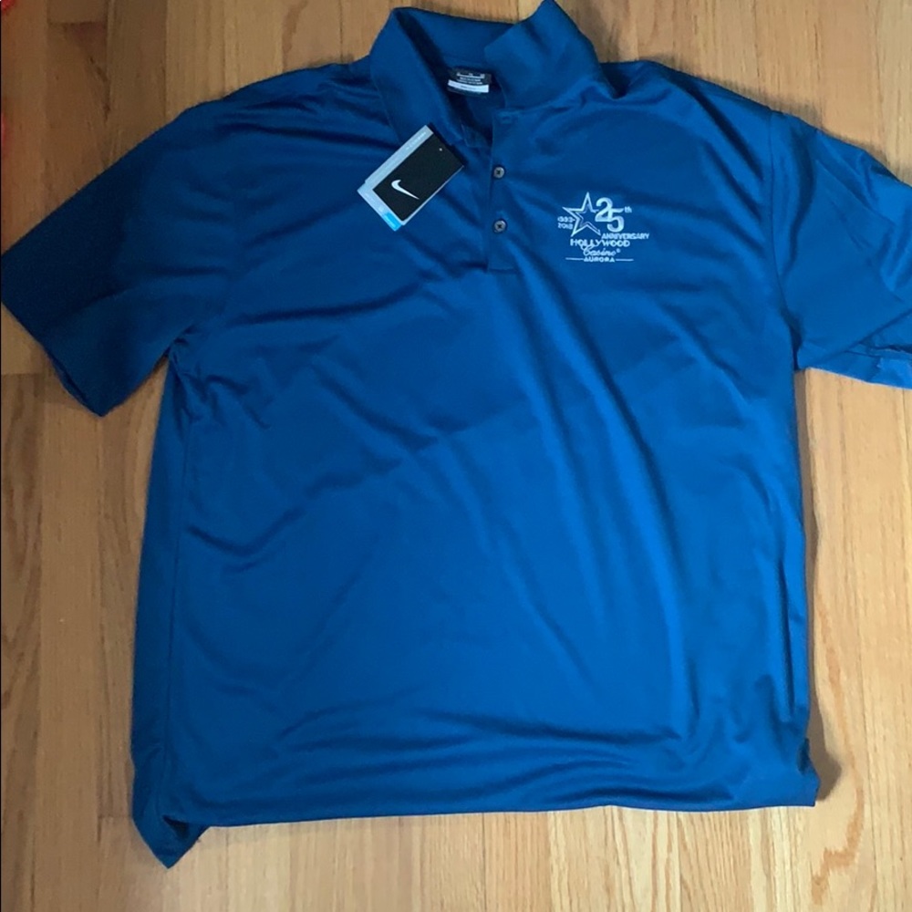 nike Hollywood casino golf shirt